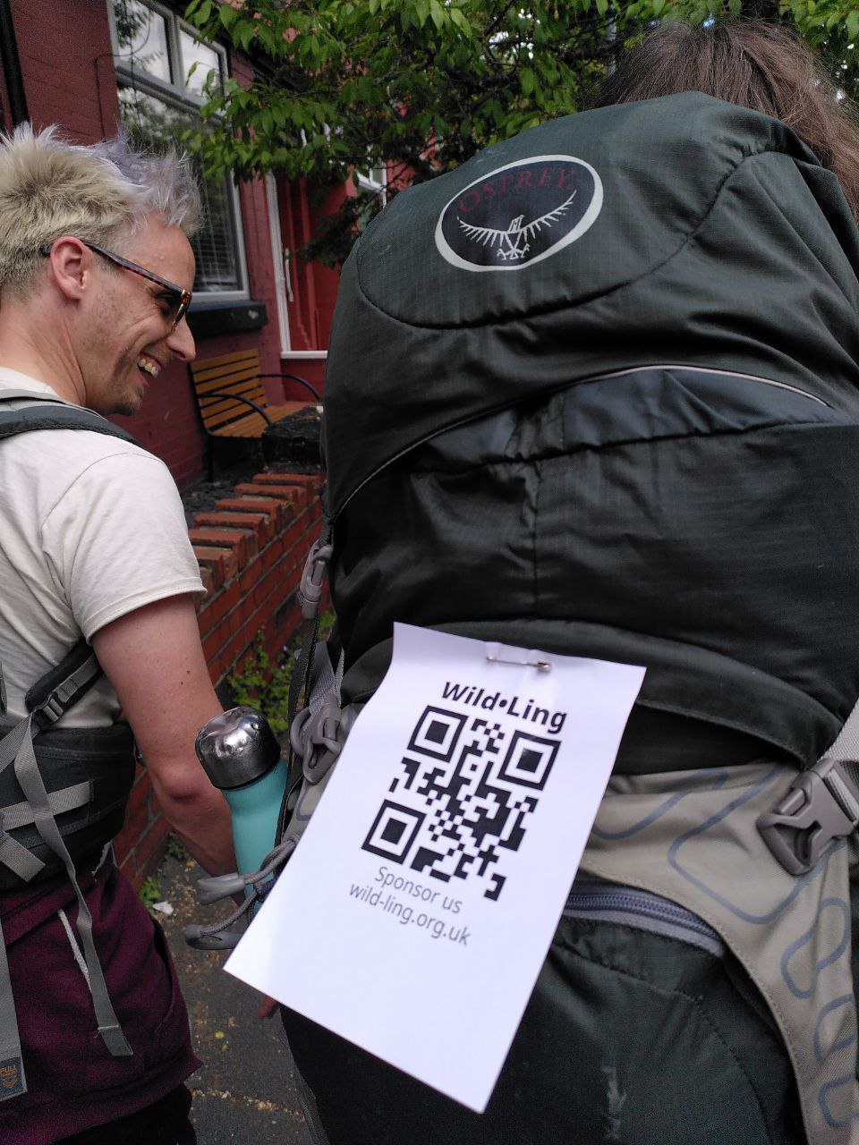 Setting off with back packs