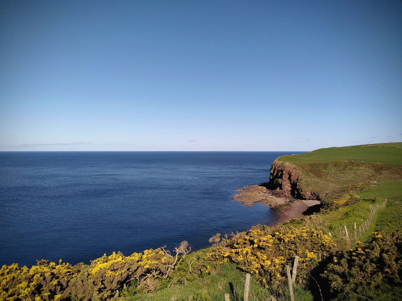 View out to sea from Saint Bees
